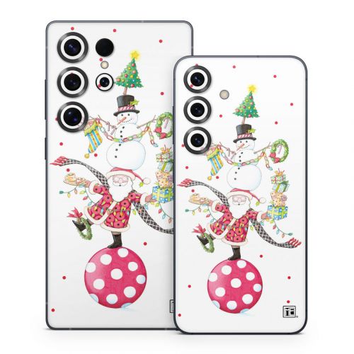 Christmas Circus Samsung Galaxy S25 Series Skin