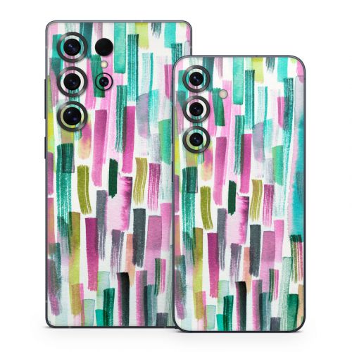 Colorful Brushstrokes Samsung Galaxy S25 Series Skin