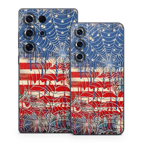 Cobweb Flag Samsung Galaxy S25 Series Skin
