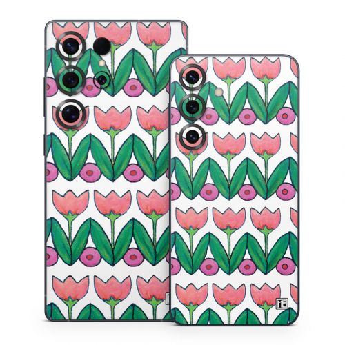 Deco Tulips Samsung Galaxy S25 Series Skin