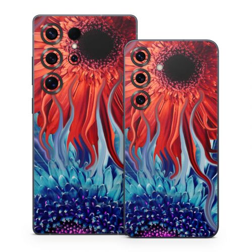 Deep Water Daisy Dance Samsung Galaxy S25 Series Skin
