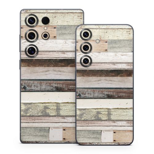 Eclectic Wood Samsung Galaxy S25 Series Skin
