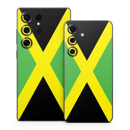 Jamaican Flag Samsung Galaxy S25 Series Skin