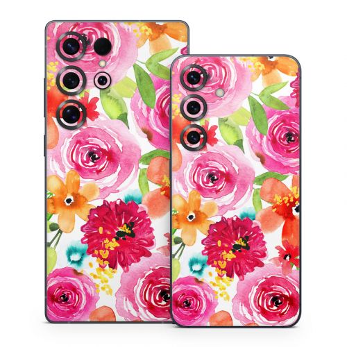 Floral Pop Samsung Galaxy S25 Series Skin
