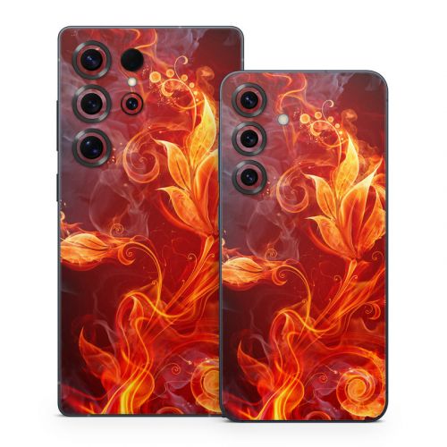 Flower Of Fire Samsung Galaxy S25 Series Skin