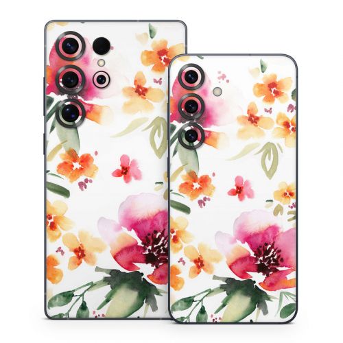 Fresh Flowers Samsung Galaxy S25 Series Skin