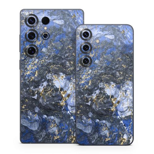 Gilded Ocean Marble Samsung Galaxy S25 Series Skin