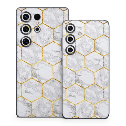 Honey Marble Samsung Galaxy S25 Series Skin