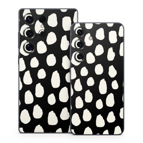 Inky Spots Black Samsung Galaxy S25 Series Skin