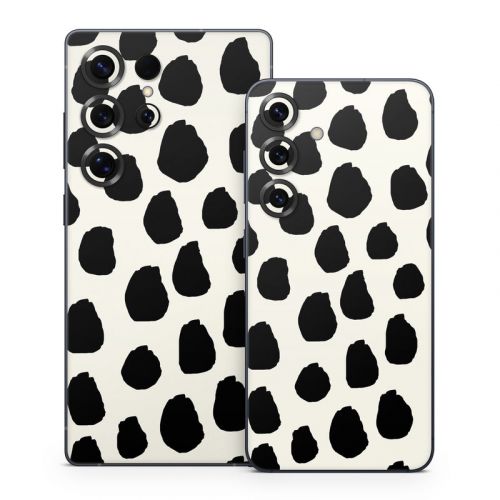 Inky Spots Cream Samsung Galaxy S25 Series Skin