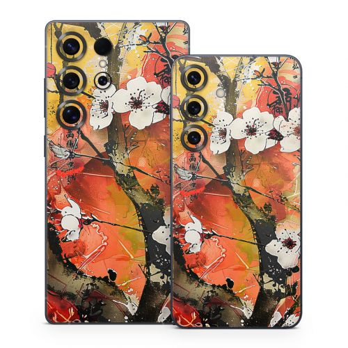 Japanese Blossoms Samsung Galaxy S25 Series Skin