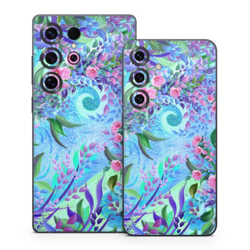 Lavender Flowers Samsung Galaxy S25 Series Skin