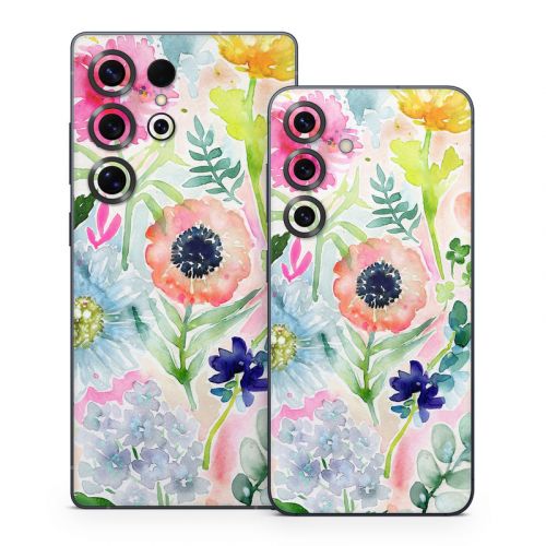 Loose Flowers Samsung Galaxy S25 Series Skin