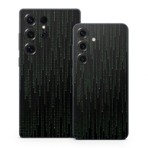 Matrix Style Code Samsung Galaxy S25 Series Skin