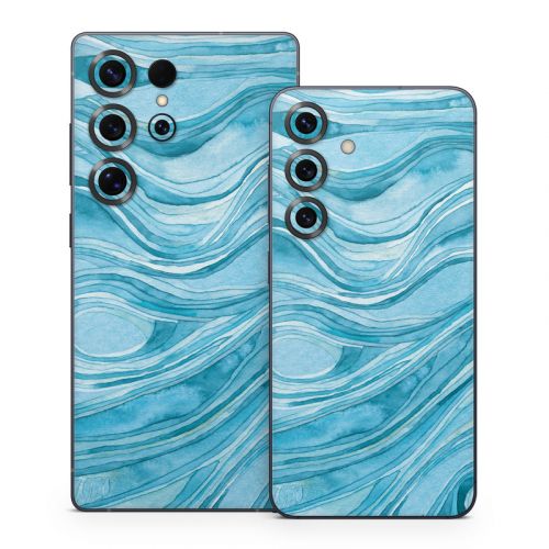 Ocean Blue Samsung Galaxy S25 Series Skin