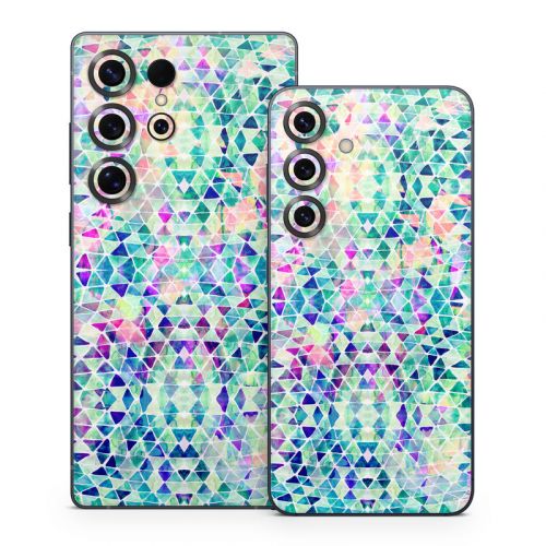 Pastel Triangle Samsung Galaxy S25 Series Skin