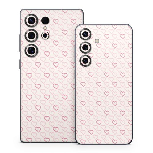 Patterned Hearts Samsung Galaxy S25 Series Skin