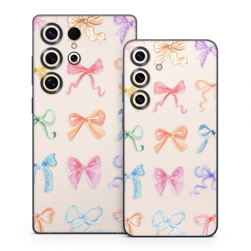 Rainbow Bows Samsung Galaxy S25 Series Skin