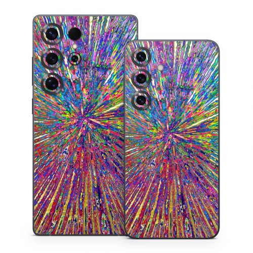 Rainbow Burst Samsung Galaxy S25 Series Skin