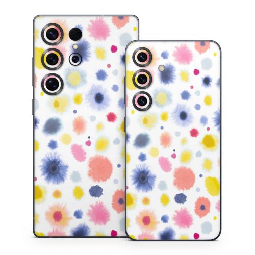 Red Blue Dots Samsung Galaxy S25 Series Skin