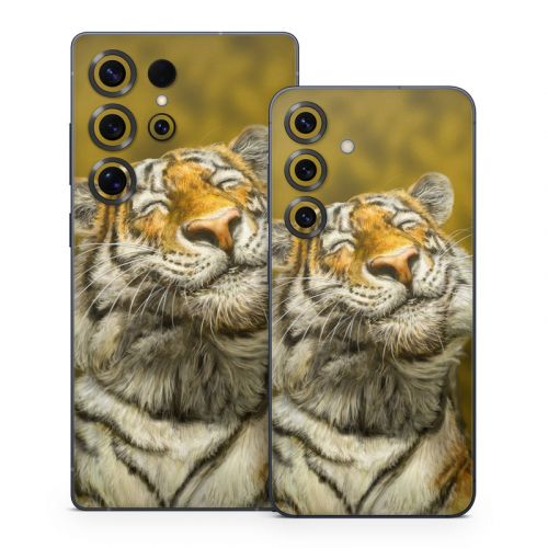 Smiling Tiger Samsung Galaxy S25 Series Skin