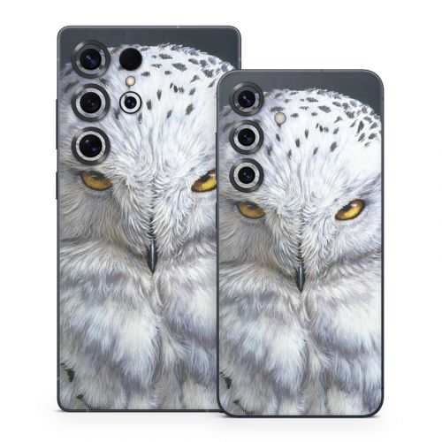 Snowy Owl Samsung Galaxy S25 Series Skin