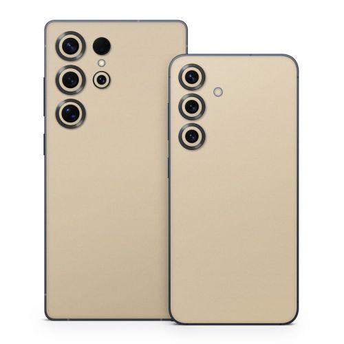 Solid State Beige Samsung Galaxy S25 Series Skin