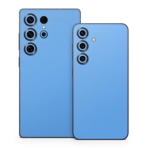 Solid State Blue Samsung Galaxy S25 Series Skin