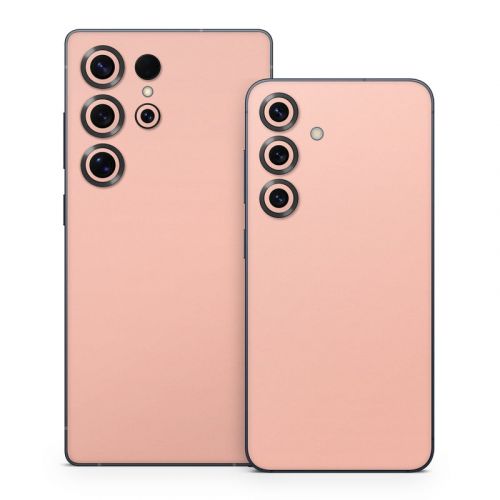 Solid State Peach Samsung Galaxy S25 Series Skin