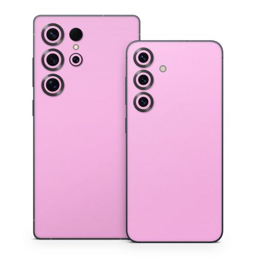 Solid State Pink Samsung Galaxy S25 Series Skin
