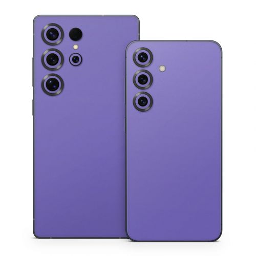 Solid State Purple Samsung Galaxy S25 Series Skin