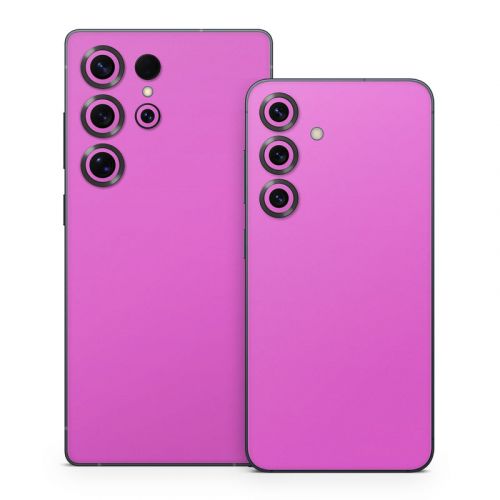Solid State Vibrant Pink Samsung Galaxy S25 Series Skin