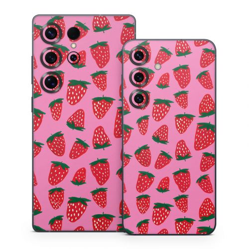 Strawberries Samsung Galaxy S25 Series Skin
