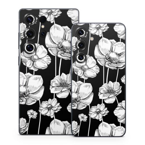 Striped Blooms Samsung Galaxy S25 Series Skin