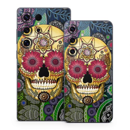Sugar Skull Paisley Samsung Galaxy S25 Series Skin