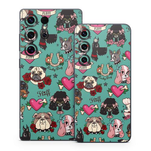 Tattoo Dogs Samsung Galaxy S25 Series Skin