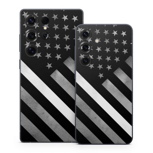 Thin White Line Hero Samsung Galaxy S25 Series Skin