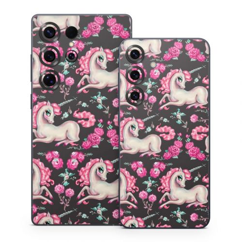 Unicorns and Roses Samsung Galaxy S25 Series Skin