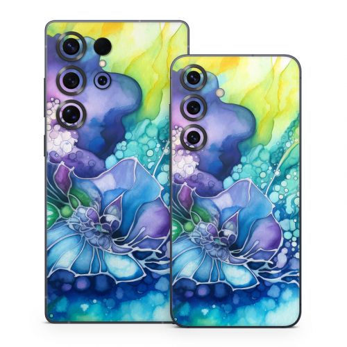 Watercolor Flora Samsung Galaxy S25 Series Skin