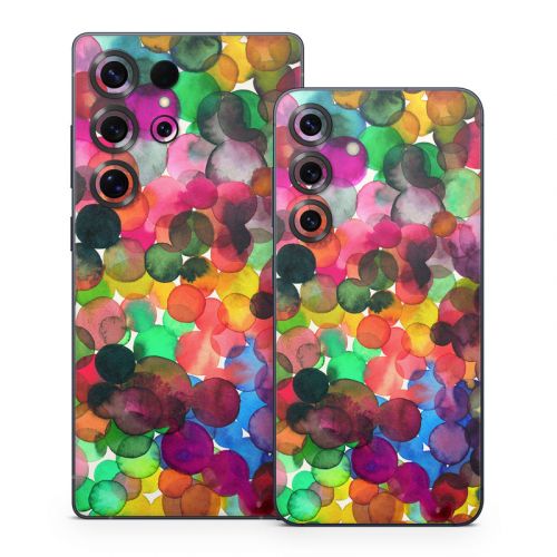 Watercolor Drops Samsung Galaxy S25 Series Skin