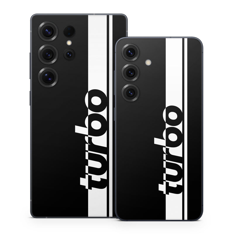 Samsung Galaxy S25 Series Skin design of Font, Tints and shades, Rectangle, Electric blue, Logo, Brand, Graphics, Pattern, Darkness, Monochrome photography, with black, white colors