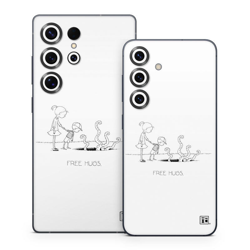 Samsung Galaxy S25 Series Skin design of Line art, Cartoon, Text, Drawing, Illustration, Coloring book, Black-and-white, Child, Art, with black, white colors