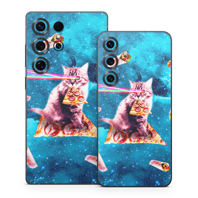 Samsung Galaxy S25 Series Skin design of Illustration, Organism, Graphic design, Art, Space, Fictional character, Extreme sport, Graphics, with blue, white, gray, yellow, red, orange colors