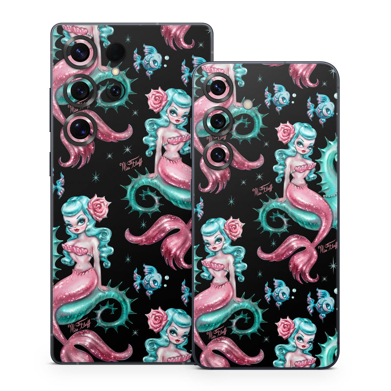 Samsung Galaxy S25 Series Skin design of Pink, Pattern, Illustration, Organism, Design, Art, Textile, Visual arts, Graphic design, Fictional character, with black, green, pink, yellow colors