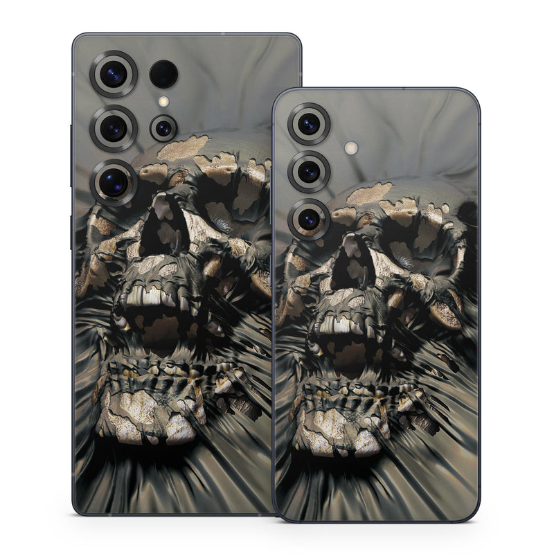Samsung Galaxy S25 Series Skin design of Cg artwork, Fictional character, Illustration, Demon, Fiction, Supervillain, Mythology, Art, with black, green, gray, red colors