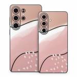 Abstract Pink and Brown Samsung Galaxy S26 Series Skin
