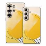 Abstract Yellow Samsung Galaxy S26 Series Skin