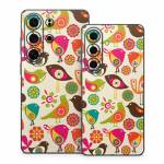 Bird Flowers Samsung Galaxy S26 Series Skin