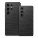 Black Woodgrain Samsung Galaxy S26 Series Skin