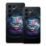 Blue Cheshire Cat Samsung Galaxy S26 Series Skin
